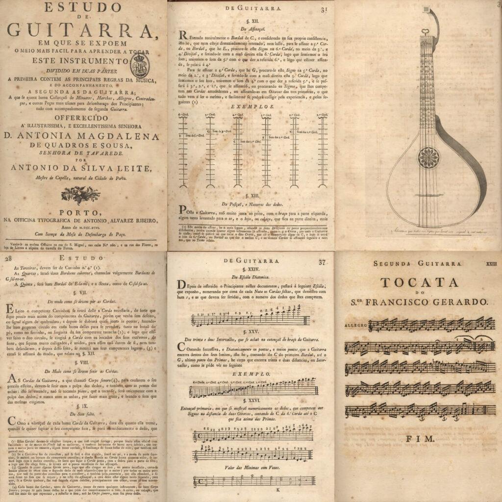 primeiro método de guitarra por António silva leite