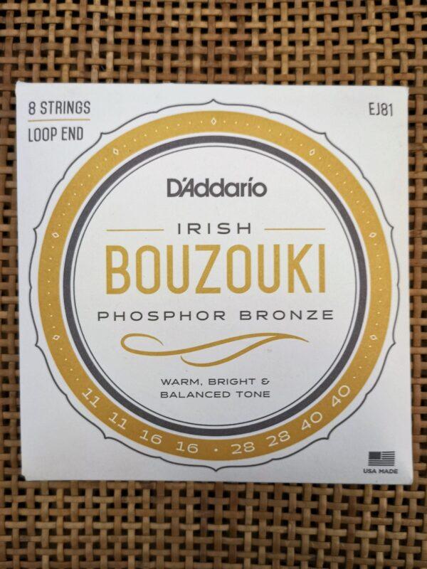 Jogo de Cordas D'Addario EJ81 Bouzouki Irlandês