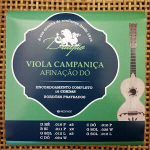 Jogo de Cordas Dragão Viola Campaniça Afinação Dó