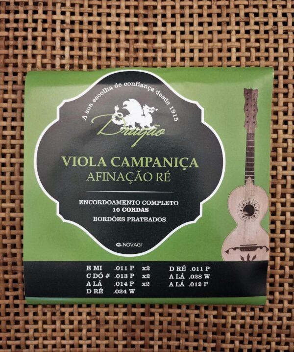 Jogo de Cordas Dragão Viola Campaniça Afinação Ré