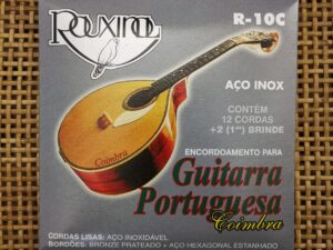Jogo de Cordas Rouxinol R-10C Guitarra Portuguesa Coimbra