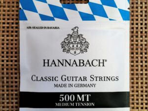 Jogo de Cordas Hannabach 500 Guitarra Clássica Tensão Média